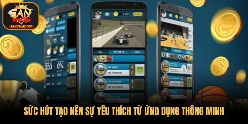Sức hút tạo nên sự yêu thích từ ứng dụng thông minh